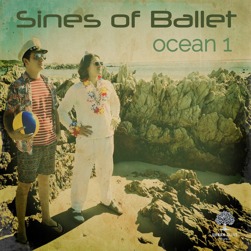 Ocean 1 — album artwork by Sines of Ballet featuring an artist reclining with instruments against a textured wall
